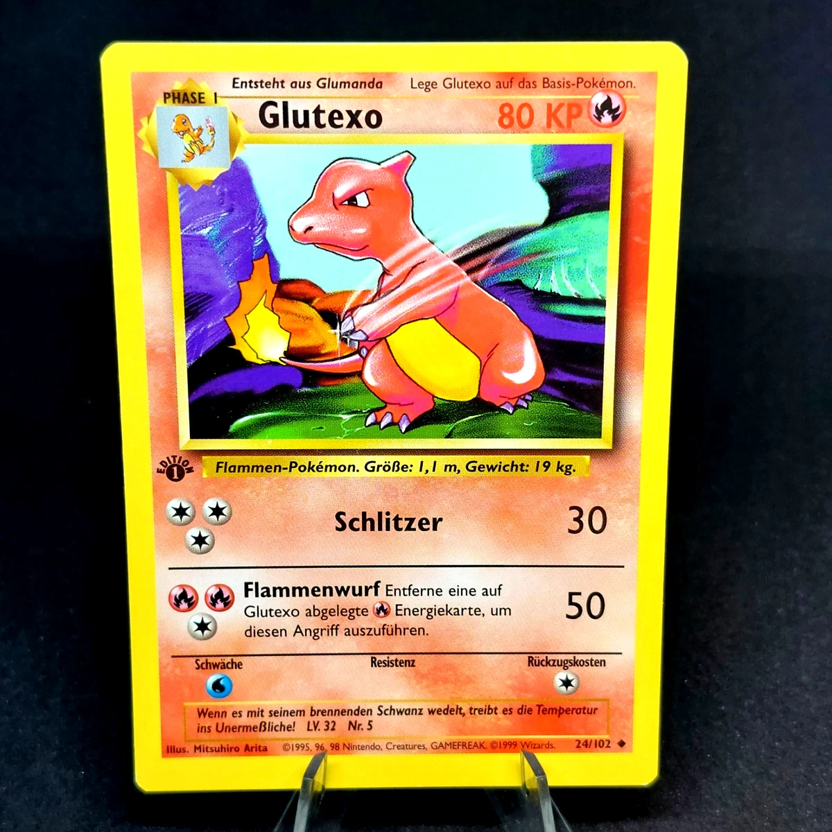 25+ Charmeleon Pokémon TCG Base Set Individual Collectible Card