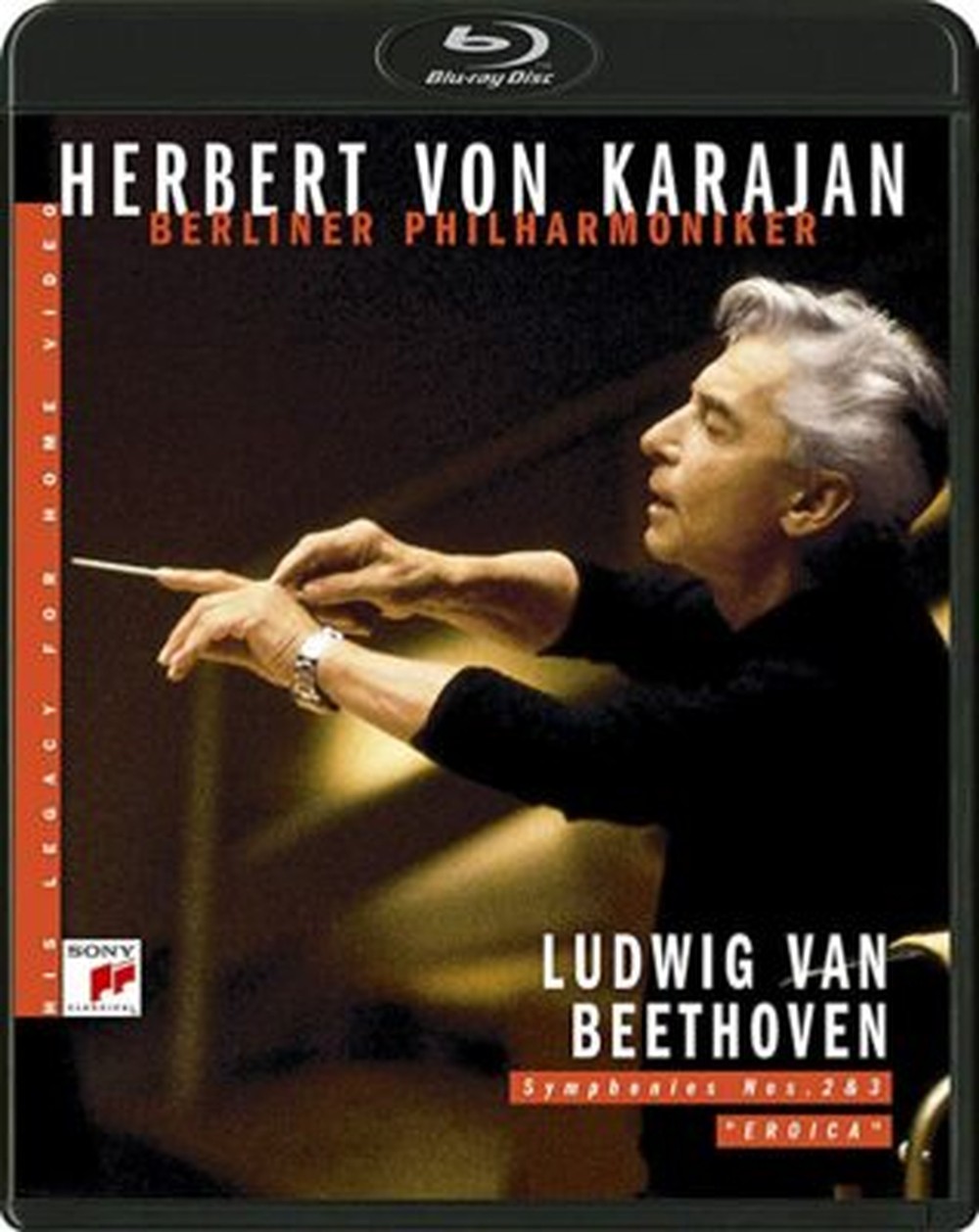 HERBERT VON KARAJAN-BEETHOVEN: SYMPHONY NO.2 & NO.3 EROICA-JAPAN BLU-RAY