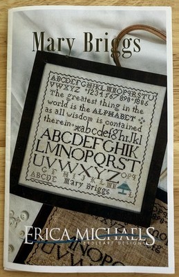 Mary Briggs, 1806 ~ Erica Michaels An Antique Marking Sampler Cross Stitch Chart