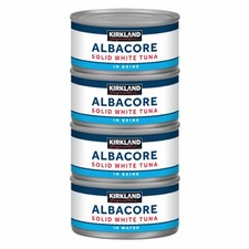 Kirkland Signature Albacore Solid White Tuna in Brine Pack of 8x198g