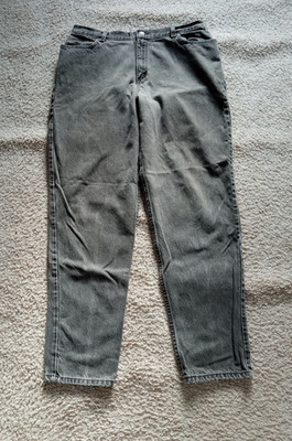 Vintage FADED GLORY JEANS COMPANY -  18 TALL -  36x32 Women's Black Denim Jeans