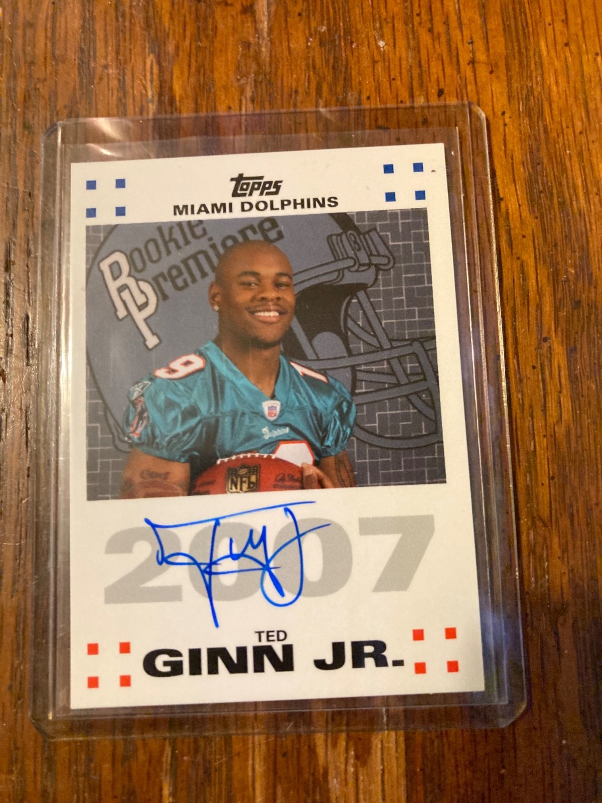 Ted Ginn Jr. Topps Rookie Premiere Autograph #RPATG Base