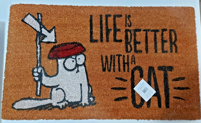 Fußmatte Simon's Cat - Life better with a cat