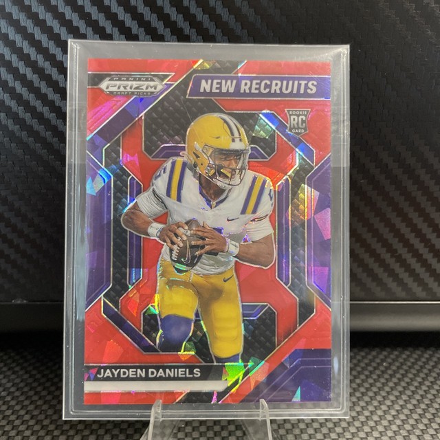 2024 Panini Prizm Draft Picks - New Recruits Jayden Daniels Red Ice Prizm (RC)