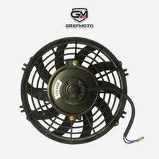 9 12v Slim Radiator Cooling Fan 10 Blade Push Pull 1750 Cfm Electric Universal