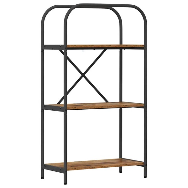BüCherregal Altholz 60X30X109 Cm Holzwerkstoff Standregal Raumteiler-image