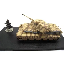14cm Alloy 1/72 WWII Normandy German Army King Tiger Heavy Tank Model Souvenir