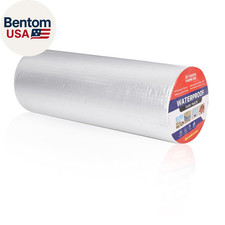 Butyl Tape Waterproof Aluminum Butyl Rubber Tape 12In X 16.4Ft, Uv-Resistant Lea