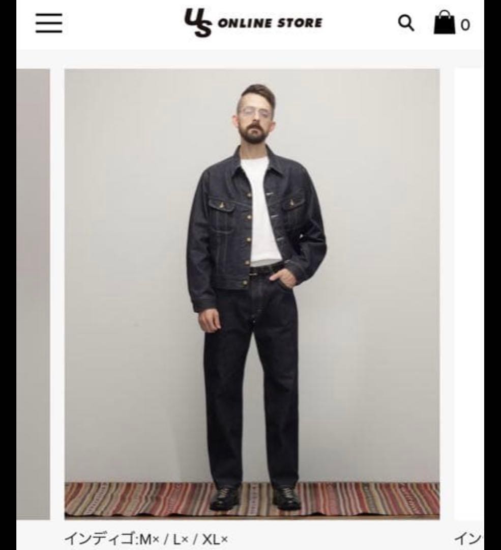Schott Lee 101J Denim Jacket L Indigo Used in Japan Japan Selvedge