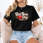 Red nose day 2026 T-shirt, Kids comic Relief Funny Shirt , Brown nose
