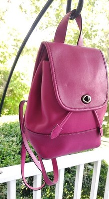 バッグ COACH Turn lock Leather mini Boston Bag Coach SMALL C4133 Turner Pack Mini Navy Blue Leather Zip Top