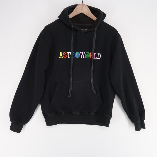 Astroworld Travis Scott Hoodie Mens S Black Graphic Wish You Were Here Tour
