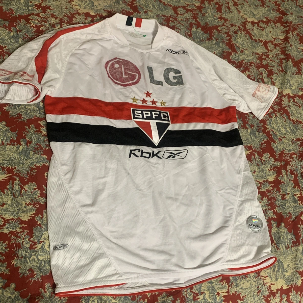 São Paulo FC Reebok シャツ Reebok São Paulo FC White International Club Soccer Fan Apparel