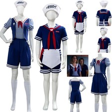 Scoops Ahoy Robin Buckley Steve Harrington Cosplay Rob Uniform Kids Adults Suits