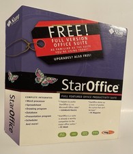 Vintage 1999 Sun Microsystems StarOffice 5.1 Productivity Suite CD-ROM