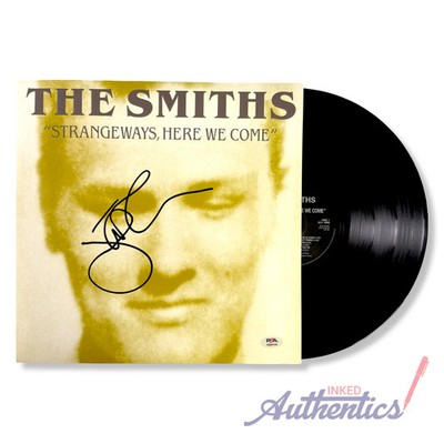Johnny Marr Signed Autographed Vinyl LP  Strangeways, Here We Come  PSA/DNA Auth