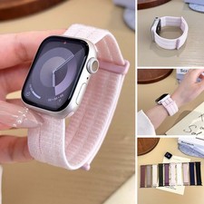 For iWatch Series 10 9 8 7 6 5 4 3 2 Ultra SE Nylon Adjustable Loop Strap Band