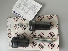 B&G Motorrad Sturzpads Kawasaki Z1000 Bj. 10- Crashpads Sturzprotektoren Schwarz