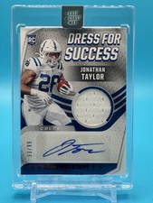 Jonathan Taylor RPA 2020 Rookies & Stars Dress For Success RC Patch Auto 93/99