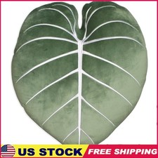 Huggable Plush Leaf Pillow Indoor Nature Accent Cozy Throw Home Decor Gift New