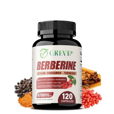 Berberin HCI 4700mg   Ceylon-Zimt   Blutzuckerunterstützung, Senkt Cholesterin