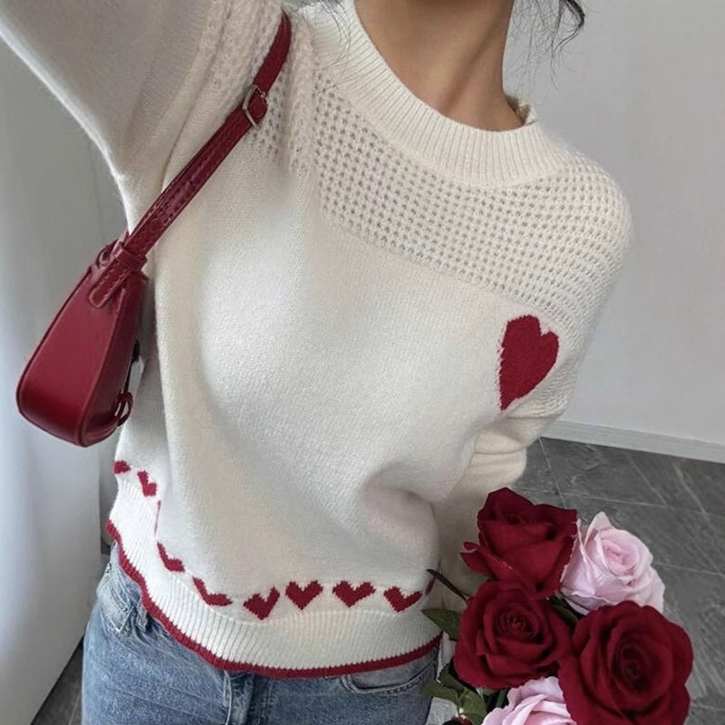 Produktbild von Glitzer Oberteil Damen Pailletten Druck Pullover 3/4 Ärmel Sweatshirt Rundhals Blusen Glänzende Langarmshirt Freizeit Silvester Outfit Vintage Basic