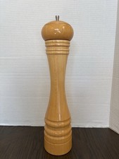 MARLUX FRANCE PEPPER MILL GRINDER 16" Tall Natural Wood
