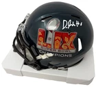 Devonta Smith Signed Philadelphia Eagles Super Bowl LIX Mini Helmet Fanatics 350