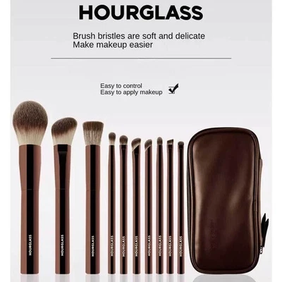 MARKENLOS HOURGLASS 10pcs Makeup Brush Set Makeup Tool Brand new with box Neu