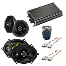 Fits Ford F-Series Truck 1987-1996 Speaker Upgrade Kicker DS Pack CXA360.4 Amp