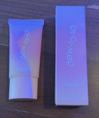 NEW Benefit Dew-La-La Liquid Glow Highlighter~Comet~ Deep Dark 0.85 Oz/25ml