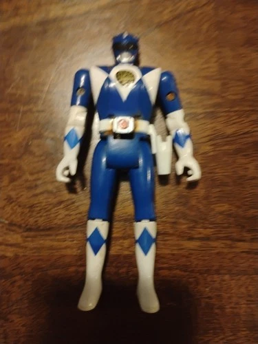 Vintage 1993 Bandai Auto Mighty Morphin Power Rangers Billy Blue Ranger 5"