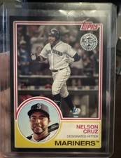 2018 Topps - 1983 Topps Design Nelson Cruz #83-35 Black /299