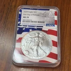 2020-W American Silver Eagle NGC MS70 First Day Of Release