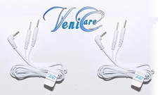 Electrode Lead Wires/Cables for Digital Massager Tens 2.5Mm One Pair 2Pcs 