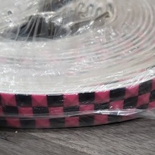 Pink Black Checkered Belt Roll Lot