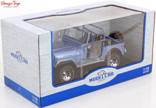 Model Car Group Jeep CJ-7 Laredo Blue 1980 1:18