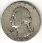 USA - 1942P - Washington ¼ $ - Silver Eagle - no mint mark - #16245RG