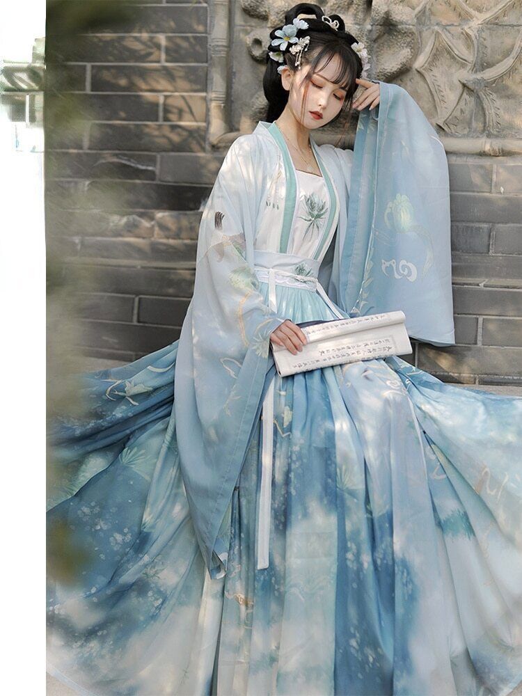 Chinese Traditional Costume Hanfu Princess Skirt Elegant Retro Dress Cosplay