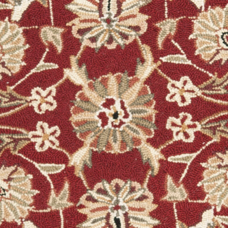 Safavieh Chelsea BURGUNDY / IVORY 7'-6" X 9'-6" Oval Area Rug - HK78B-8OV - Image 3 of 3