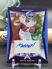Matt Breida 2022 Panini Chronicles Ascension Autographs Auto #/50 (JM)