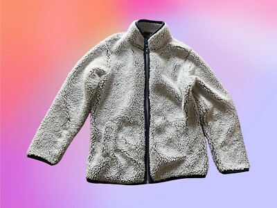 TAILOR VINTAGE BOYS WHITE JACKET SIZE 6/7 100% Polyester Per-owned
