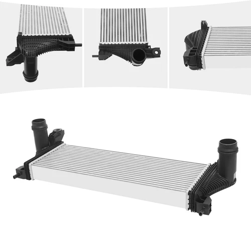Front Mount Intercooler Front Intercooler for 2019-2023 Ford Ranger Black Silver - Bild 6 von 6