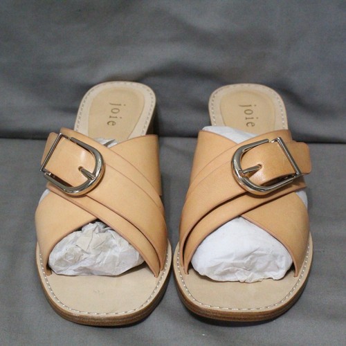JOIE womens LANDRI leather dress sandals slides shoe size 6.5 M Nude New - Picture 4 of 6