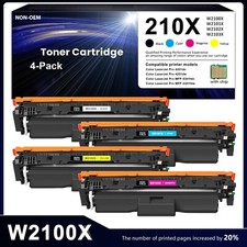 210X Toner with Chip W2100X for HP 210X LaserJet Pro MFP 4301fdw 4201dn