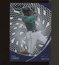 2022 Panini Chronicles Kyle Lewis Clear Vision Blue 11/50            #4093
