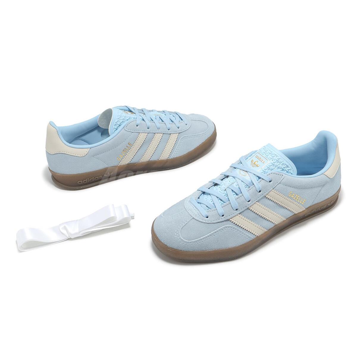adidas Originals Gazelle Indoor W Clear Sky Sky White Gum adidas Originals Gazelle Indoor W Clear Sky Sky White Gum