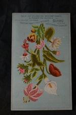 Facsimile & Embroidery on DAVIS Vertical Feed Sewing Machine  Victorian Card