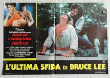 fotobusta L'ULTIMA SFIDA DI BRUCE LEE Game of Death II arti marziali KUNG FU '82