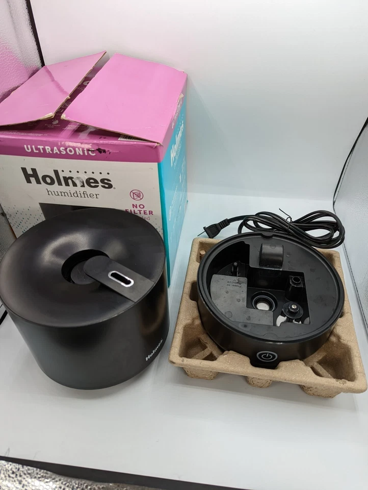 Holmes 0.36gal Antimicrobial Top Fill Ultrasonic Cool Mist Humidifier TESTED! - Image 4 of 4